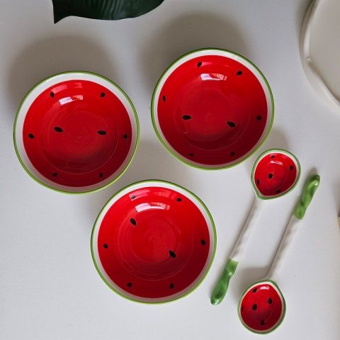 Sweet Ice Cream Ceramic Plate