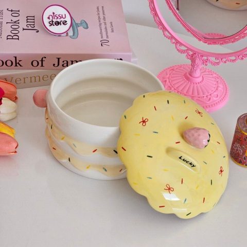 Ceramic Soup Bowl with Cover