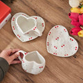 Cute Cherry Heart Ceramic Mug