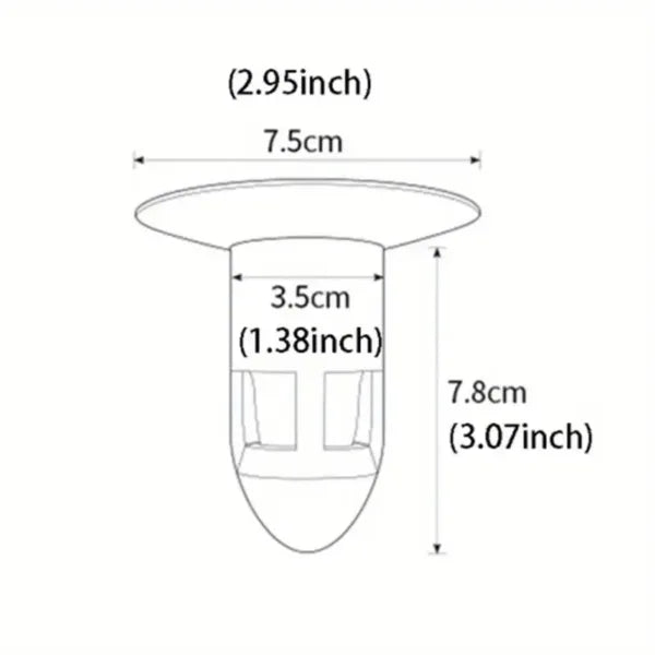Siphons universels anti-odeur  5 pièces    /    فلتر مضاد للروائح لمصارف أرضيات،5  قطع