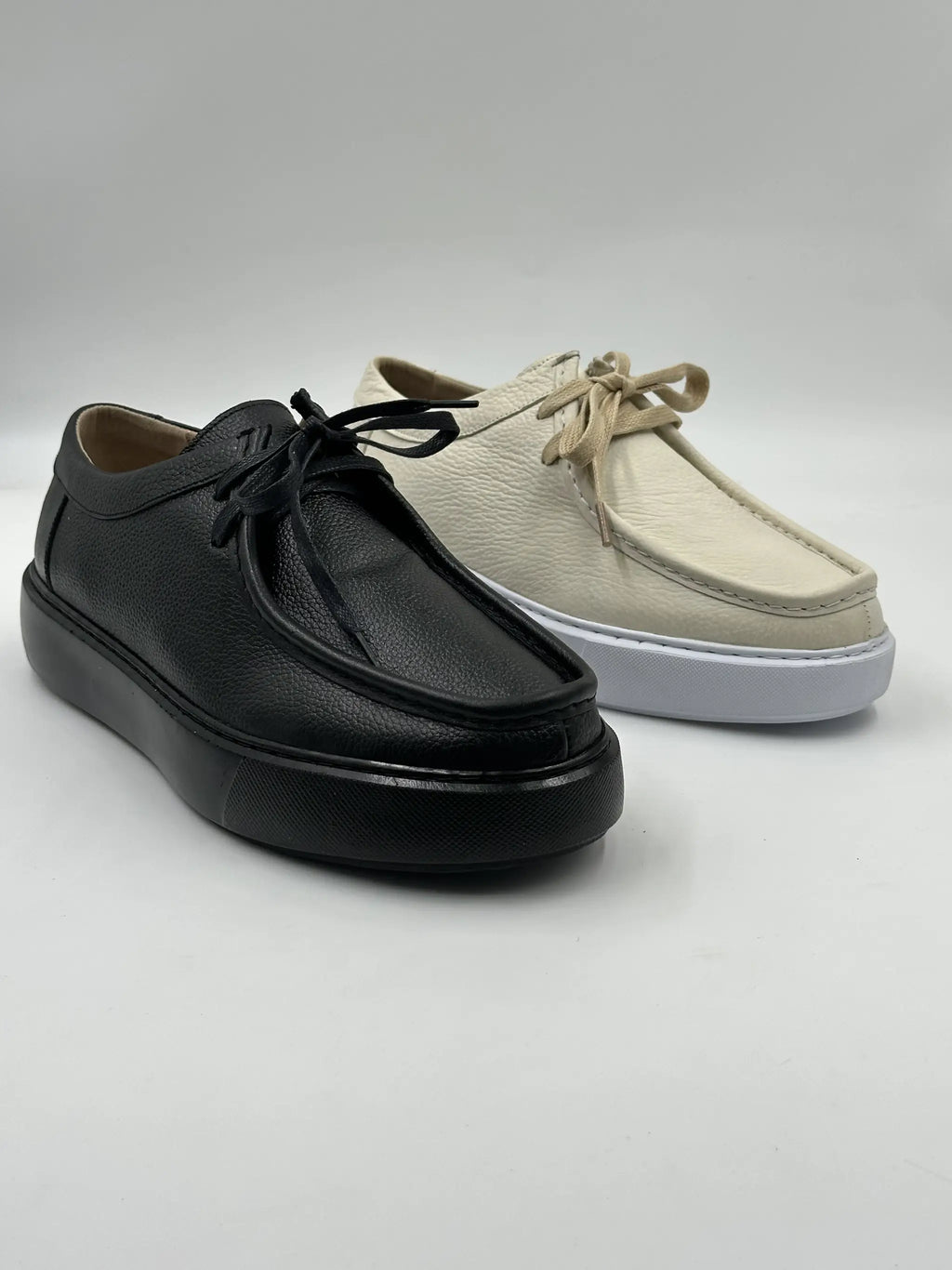Derby Cuir Grainé Plateforme