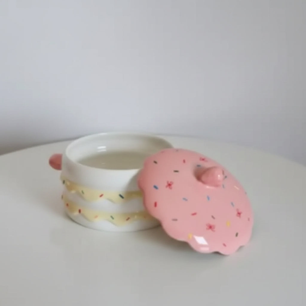 Ceramic Soup Bowl with Cover